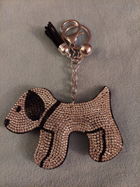 Cute Kitten Bling Keychain - Rhinestone Cat Charm Handbag Accessory For Pet Lovers