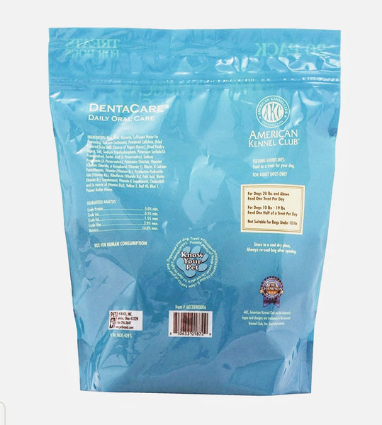 AKC American Kennel Club Yogurt Peanut Butter Dental Rolls Dog Treats