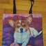 I love you a bunch Chihuahua  Dog Tote Bag, School Book Bag and Matching Makeup Case