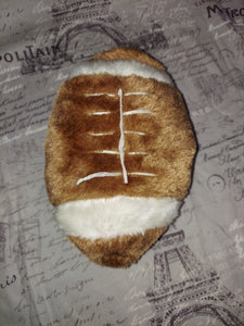 Football Plush Squeaker Toy