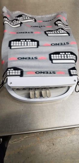 Steno Machine Draw String Bag Dust Cover Court Reporter Stenographer