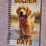 Golden Retriever Puppy Dog Blank Notebook Journal Planner Book Diary