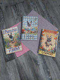 3 Styles French Bulldog Frenchie Dog Blank Notebook Journal Planner Book Diary