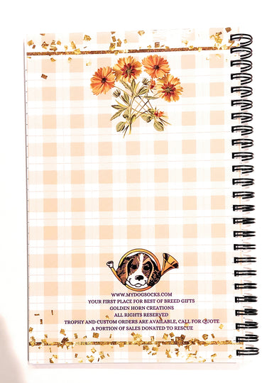 Wire Fox Terrier Puppy Dog Blank Notebook Journal Planner Book Diary