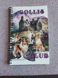 Smooth and Rough Collie Herding Dog Blank Notebook Journal Planner Book Diary