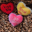 Valentine's Day Plush Dog Conversation Hearts Toy Made in the USA