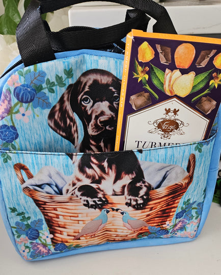 Ringside German Shorthaired Pointer Puppy Dog Breed Insulated Lunch Cooler Bag Tote