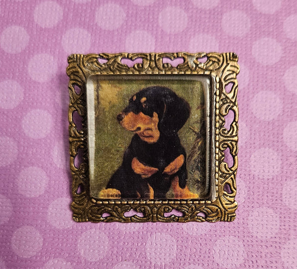 Sight and Scent Hound Dog Group Vintage Like Brooch & Necklace Pendant, Multiple Breeds Available