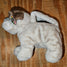 Pretty Bulldog Plush Handbag Purse Zippered Top Children Toy