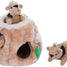 Outward Hound Hide A Squirrel Plush Dog Toy Puzzle, Small