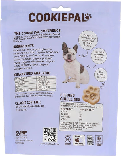 Cookie Pal Blueberry and Pumpkin Flavor Soft Baked Bites Biscuit Dog Treats, 8.8 Ounces