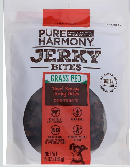 Topco Pure Harmony, Dog Food, Real Meat Premium Organic Recipe Unique Blend and Dog Jerky Treats 3 Flavors  USA made