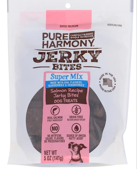 Topco Pure Harmony, Dog Food, Real Meat Premium Organic Recipe Unique Blend and Dog Jerky Treats 3 Flavors  USA made