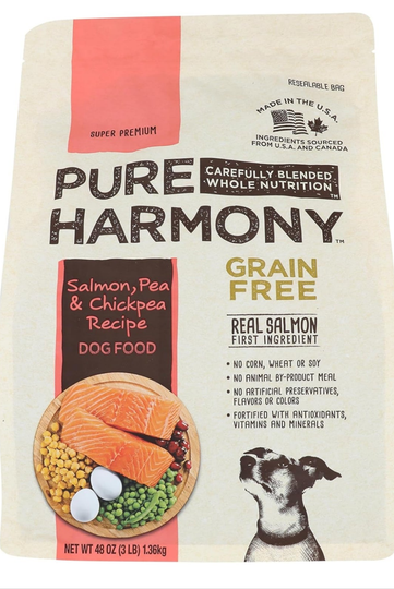 Topco Pure Harmony, Dog Food, Real Meat Premium Organic Recipe Unique Blend and Dog Jerky Treats 3 Flavors  USA made