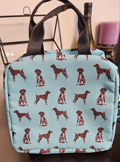 Ringside German Shorthaired Pointer Puppy Dog Breed Insulated Lunch Cooler Bag Tote