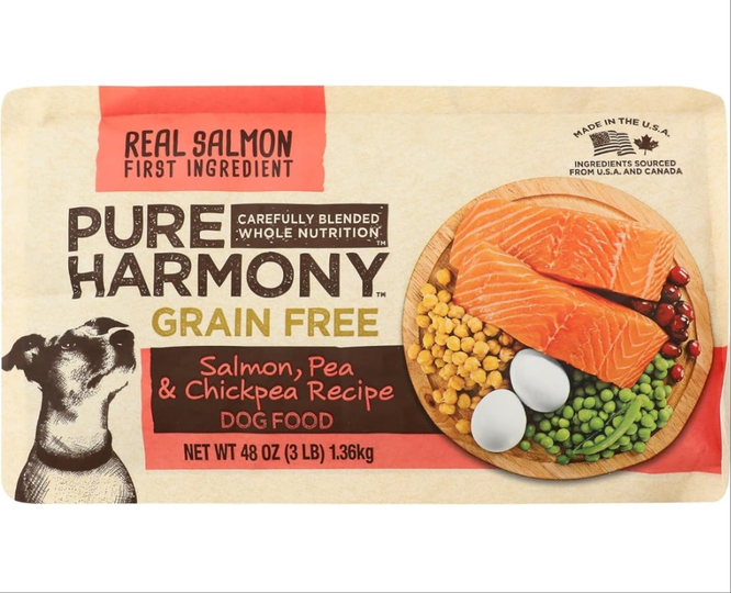 Topco Pure Harmony, Dog Food, Real Meat Premium Organic Recipe Unique Blend and Dog Jerky Treats 3 Flavors  USA made
