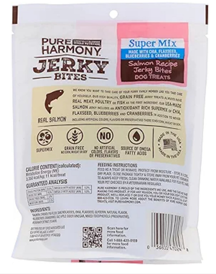 Topco Pure Harmony, Dog Food, Real Meat Premium Organic Recipe Unique Blend and Dog Jerky Treats 3 Flavors  USA made