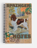 English Springer Spaniel Hunt Puppy Dog Blank Notebook Journal Planner Book Diary