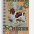 English Springer Spaniel Hunt Puppy Dog Blank Notebook Journal Planner Book Diary