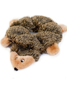 Loopy Hedgehog Dog Toy, No Stuffing, perfect for small and medium breeds Squeaker, Plush Toy