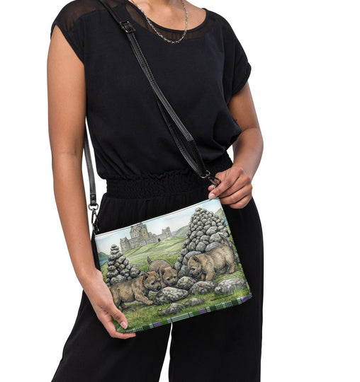 Cairn Terrier Dog Crossbody Purse Clutch Handbag