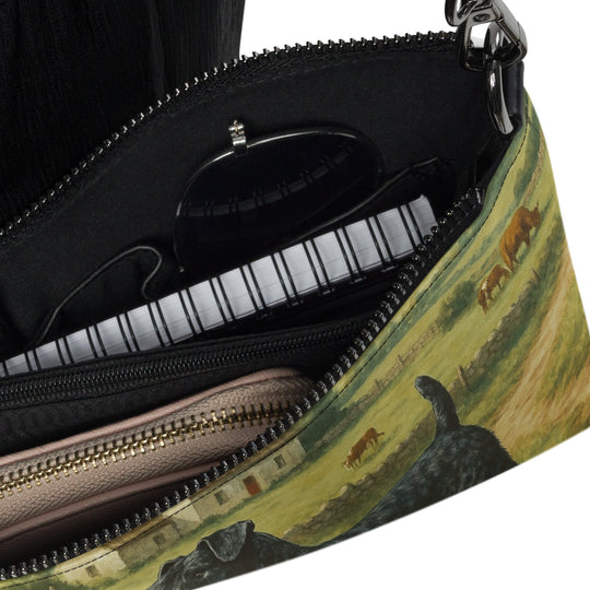 Kerry Blue Terrier Dog Crossbody Purse Clutch Handbag