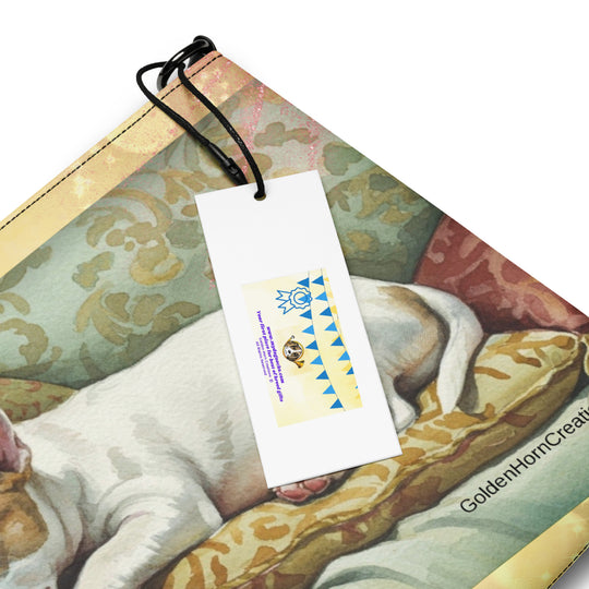 Bull Terrier Dog Crossbody Purse Clutch Handbag