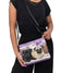 Pug Dog Crossbody Purse Clutch Handbag 2 Designs Available