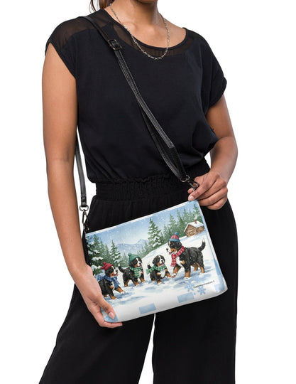 Bernese Mountain Dog Crossbody Purse Clutch Handbag