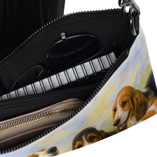 Basset Hound Dog Crossbody Purse Clutch Handbag