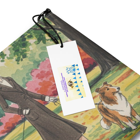 Collie Herding Dog Crossbody Purse Clutch Handbag