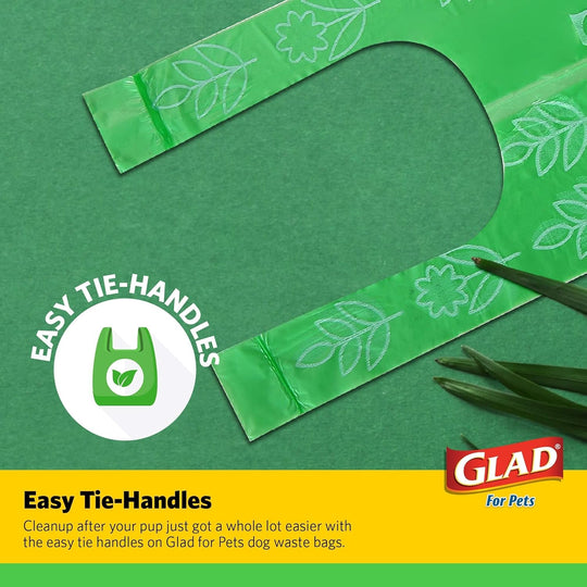 Dog Waste Poop Bags, 3 options, Glad Extra Large Heavy Duty Fresh Scent 360 count, Glad Dog Waste Bags Lavender Scent 120 count, Single Roll