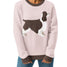 English Springer Spaniel Hunting Dog Ladies Pink Sweater Made to Order