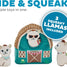 Outward Hound Hide A Llama Plush Dog Toy Puzzle