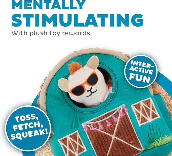 Outward Hound Hide A Llama Plush Dog Toy Puzzle