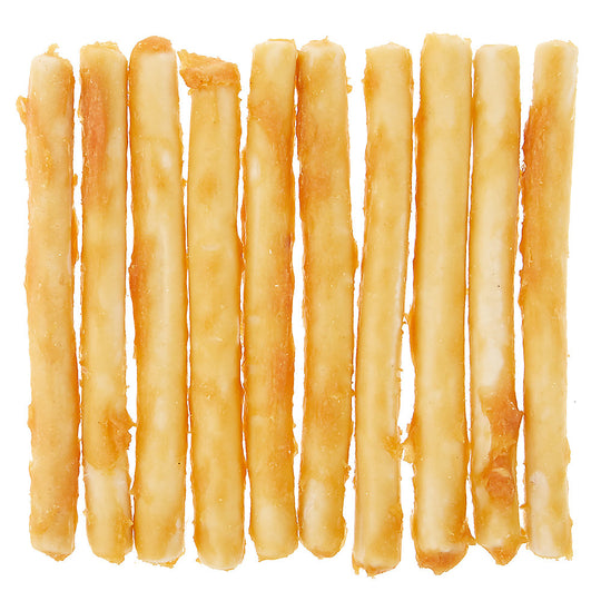 Dentley's Rawhide Free Chew Sticks Dog Puppy Treats Peanut Butter or C