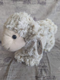 Lamb Sheep Farm Animal Plush Handbag Purse Zippered Top Children Toy