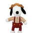 Peanuts 9 Inch Halloween Thanksgiving Fall Snoopy Scarecrow Dog Toy Squeaky Plush Fabric Officially Licensed