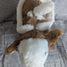 Brown Cow Guernsey Cattle Farm Animal Plush Handbag Purse Zippered Top Children Toy