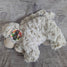 Lamb Sheep Farm Animal Plush Handbag Purse Zippered Top Children Toy