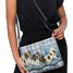 Ladies Papillon Puppy Dog Crossbody Purse Clutch Handbag