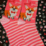 Assorted Valentine's Day Ladies Holiday Dog Bone Socks 6 designs