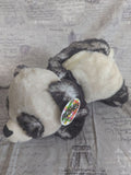 Panda Bear Plush Handbag Purse Zippered Top Children Toy