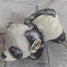 Panda Bear Plush Handbag Purse Zippered Top Children Toy