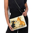 Ladies Pembroke Welsh Kissing Corgi Puppy Dog Crossbody Purse Clutch Handbag