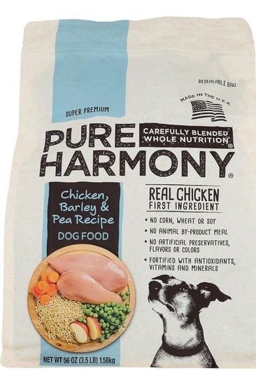 Topco Pure Harmony, Dog Food, Real Meat Premium Organic Recipe Unique Blend and Dog Jerky Treats 3 Flavors  USA made