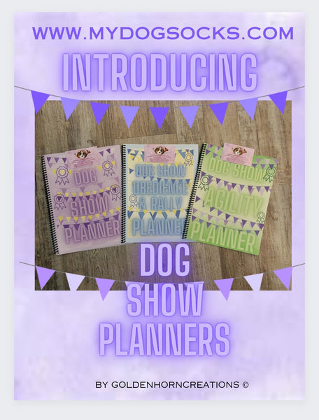 Dog Show Planner Book, 3 Versions for Conformation, Obedience / Rally