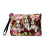 Ladies Cavalier King Charles Spaniel Puppy Dog Crossbody Purse Clutch Handbag