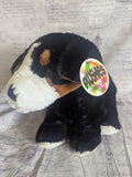 Pretty Bernese Mountain Dog Plush Handbag Purse Zippered Top Children Toy