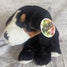 Pretty Bernese Mountain Dog Plush Handbag Purse Zippered Top Children Toy
